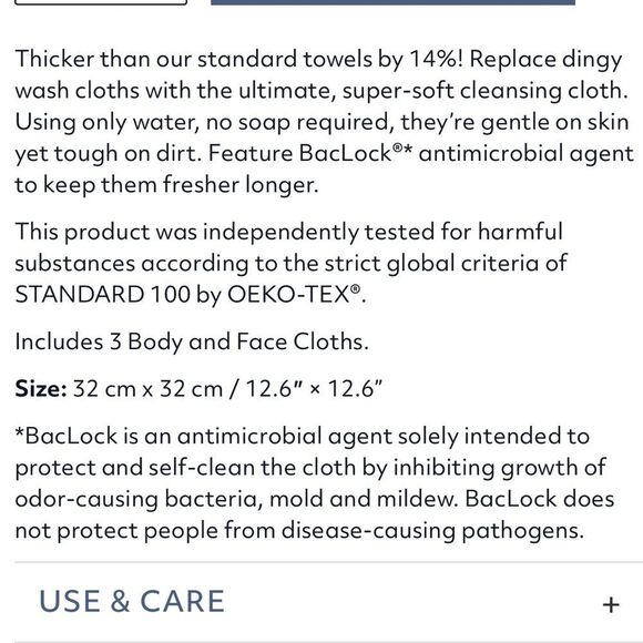 Norwex Body and Face Cloth Set of 3 Caribbean NWT - Picture 5 of 8